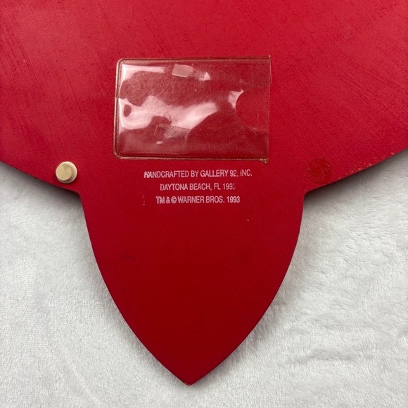 Vtg Looney Tunes Wall Art 90s Plaque That's All Folks Bugs Bunny & Cast Man Cave - Picture 11 of 16